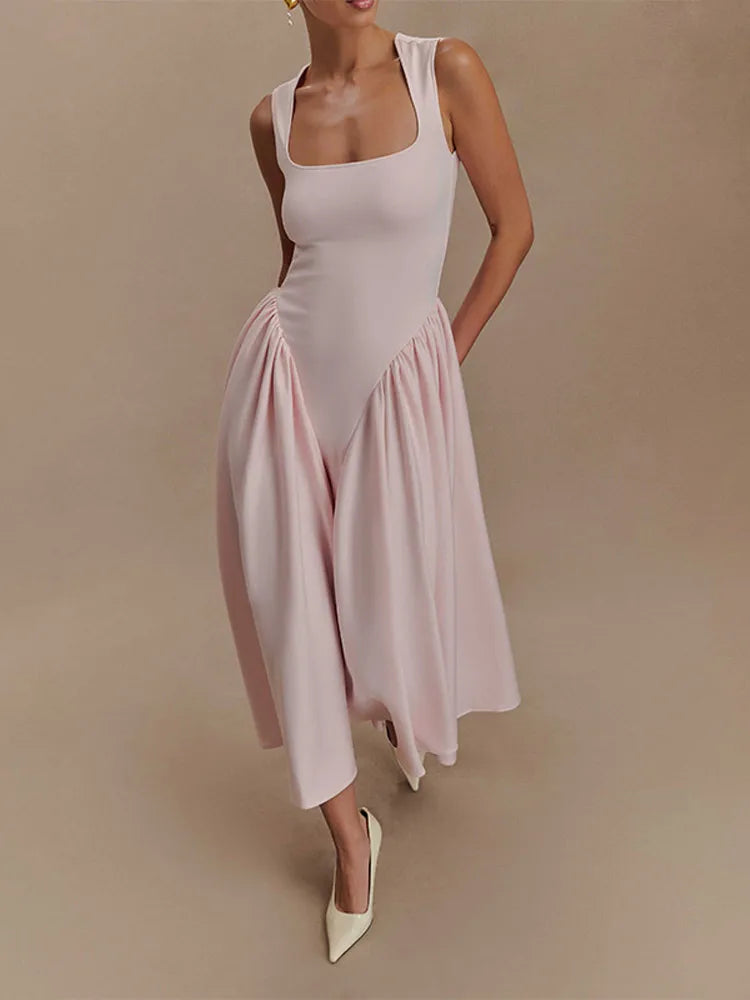 Elegant Pleated Dress
