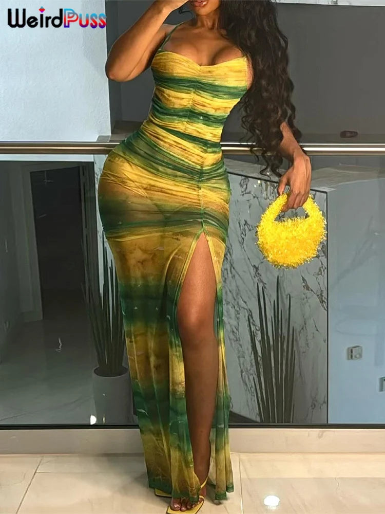 Stripe Me Green Dress