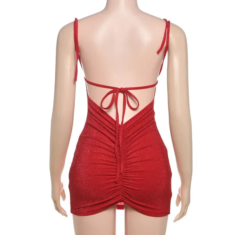 Backless Mini Dress