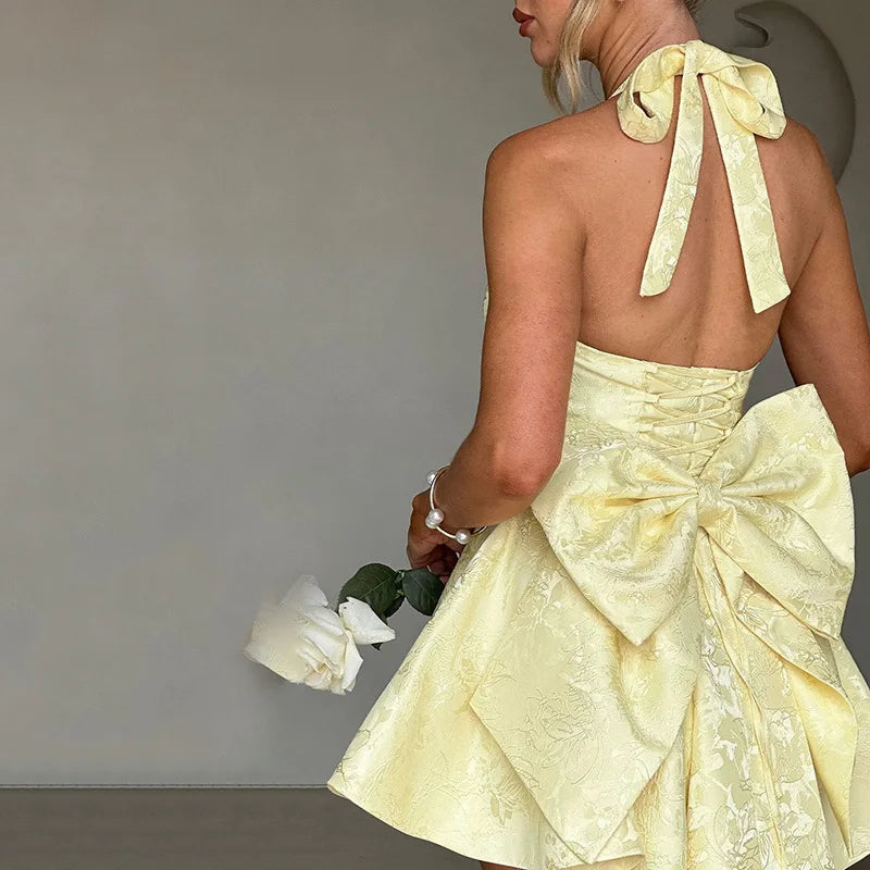 Pretty in Bow Mini Dress