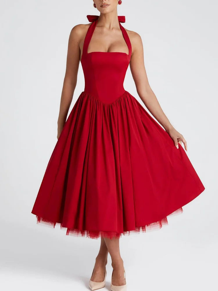 Elegant Pleated Dress