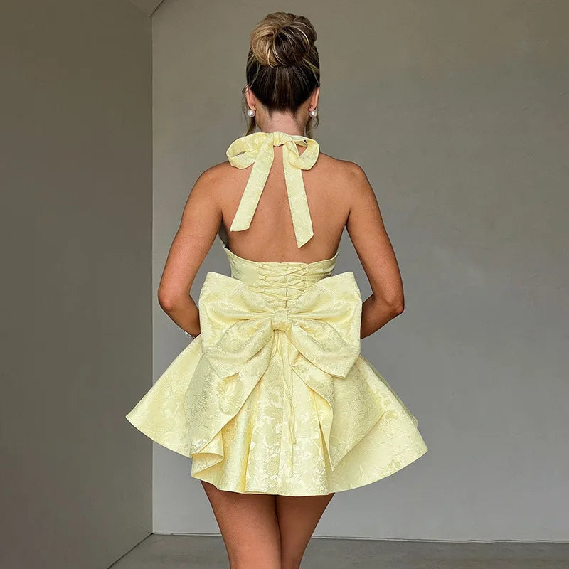 Pretty in Bow Mini Dress