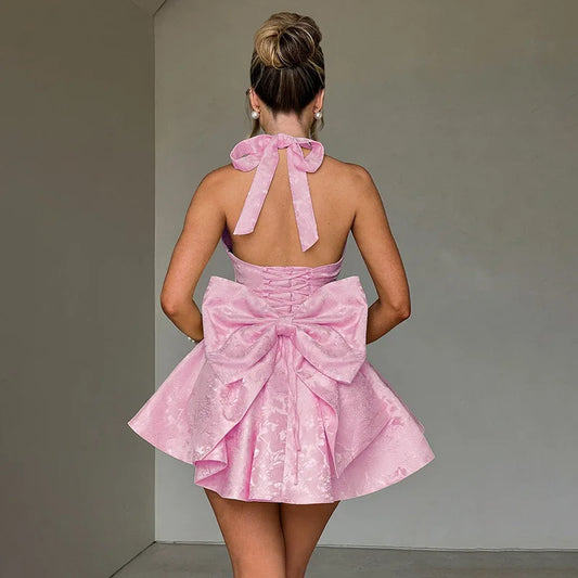 Pretty in Bow Mini Dress