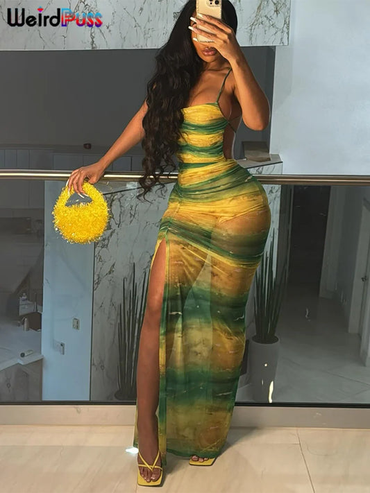 Stripe Me Green Dress